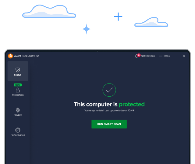 डेस्कटॉप - avast free antivirus
