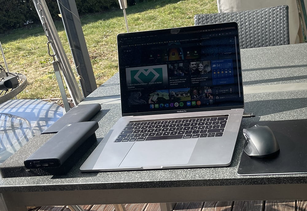 Using a laptop in the blazing sun for prolonged periods of time could damage it