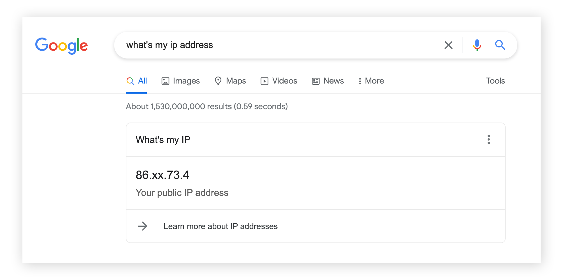 Utilizar Google para identificar su dirección IP pública