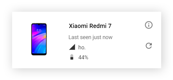 Seleccione el dispositivo perdido en google.com/android/find para iniciar el seguimiento de un teléfono Android.