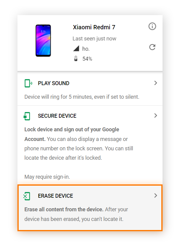 Cómo encontrar un teléfono Android perdido o robado