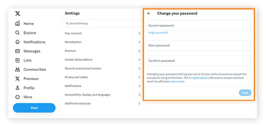 Illustration of Hacking Twitter Account Password