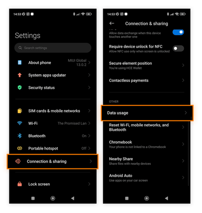 Identifier les applications gourmandes en données sur Android.