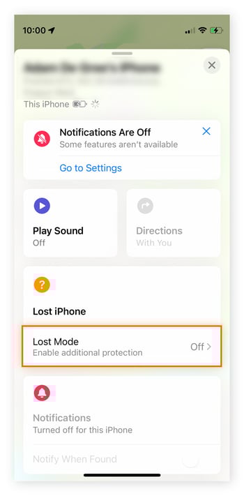 Mark your device lost in Find My to activate the Activation Lock.