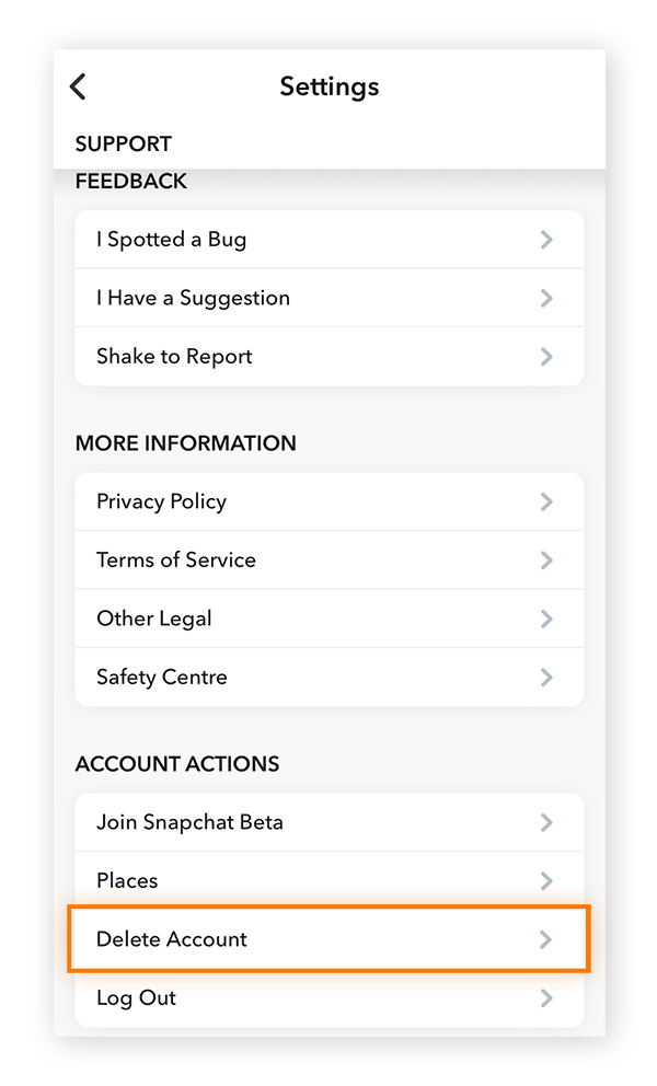 How to Delete or Deactivate Your Snapchat Account
