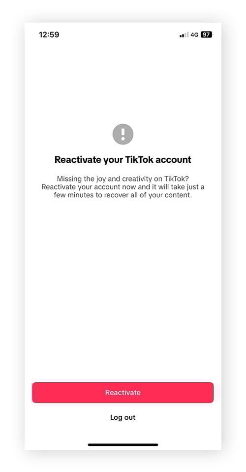 TikTok Konto deaktivieren oder dauerhaft löschen