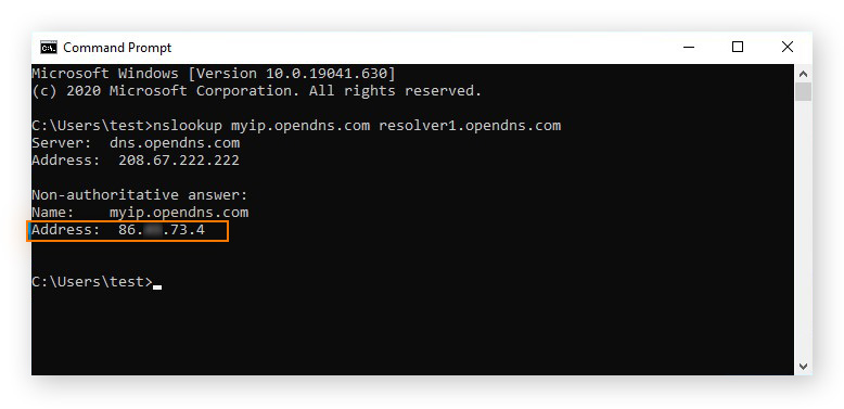 How to find your IP address using the Windows Command Prompt.