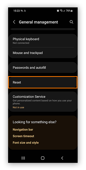 La réinitialisation de votre appareil Android n’est pas réversible.