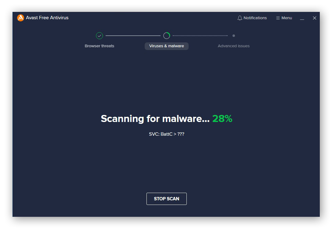 Lleve a cabo un análisis con software antivirus para buscar malware de router.