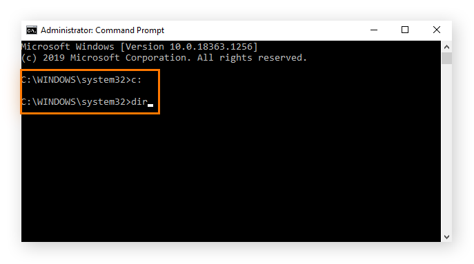 Hard drives are tested in Command Prompt on Windows 10 .