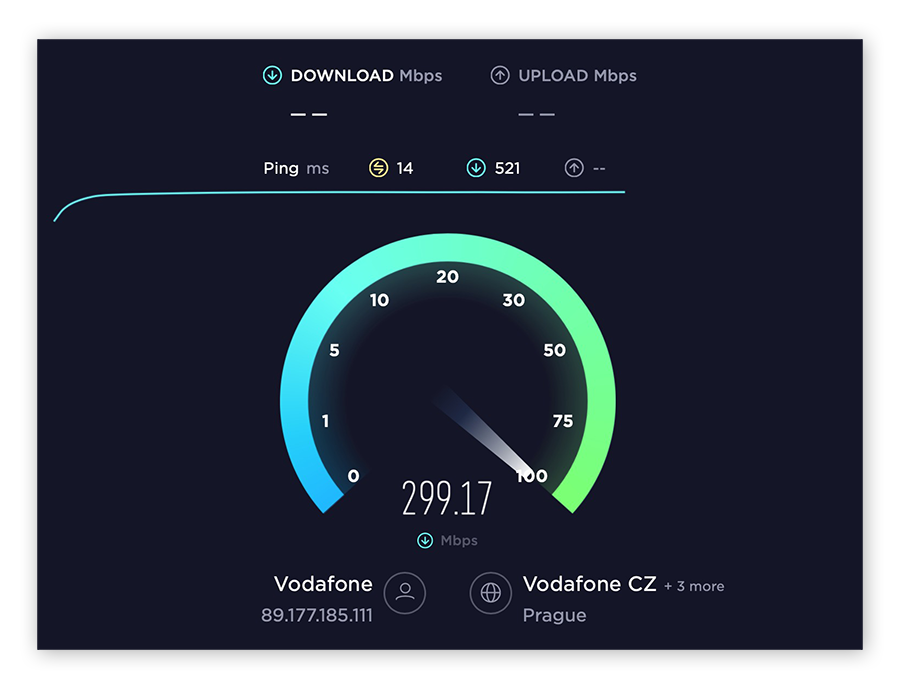 Compruebe si una conexión deficiente a Internet es la razón por la que su Mac va lento.
