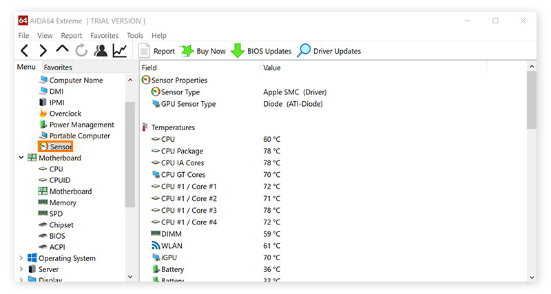 Monitoring CPU temperatures as I run a stress test on my PC.