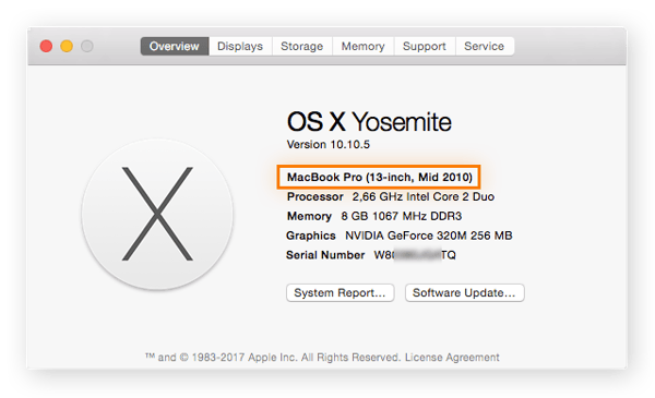 Présentation du système macOS.