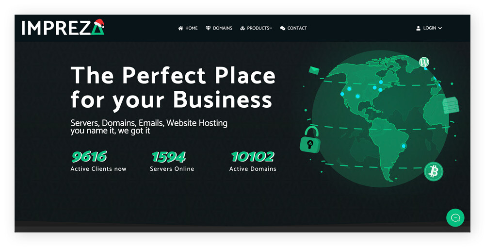 Homepage of the dark web website Impreza.