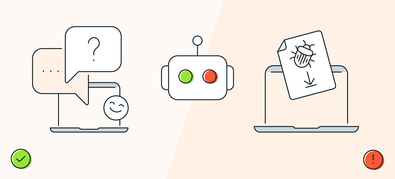 Some bots help websites run efficiently, and some are used for spying and phishing. Some bots can do both.