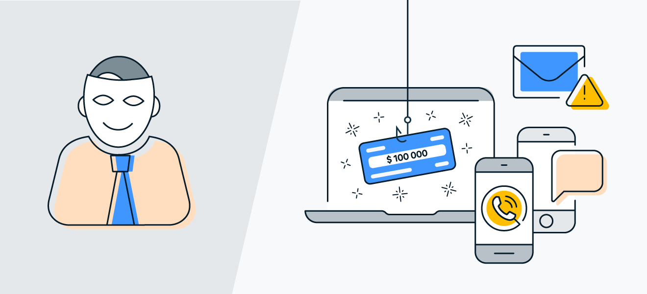 Um einen SIM-Swap-Betrug durchzuführen, könnte ein Hacker zunächst einen Phishing-Angriff durchführen, um an persönliche Informationen zu gelangen.