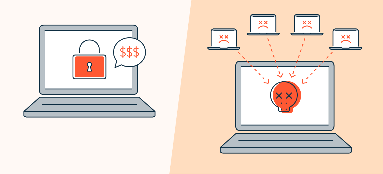 El ransomware y los ataques DDoS son dos de las amenazas actuales más importantes de la ciberdelincuencia.