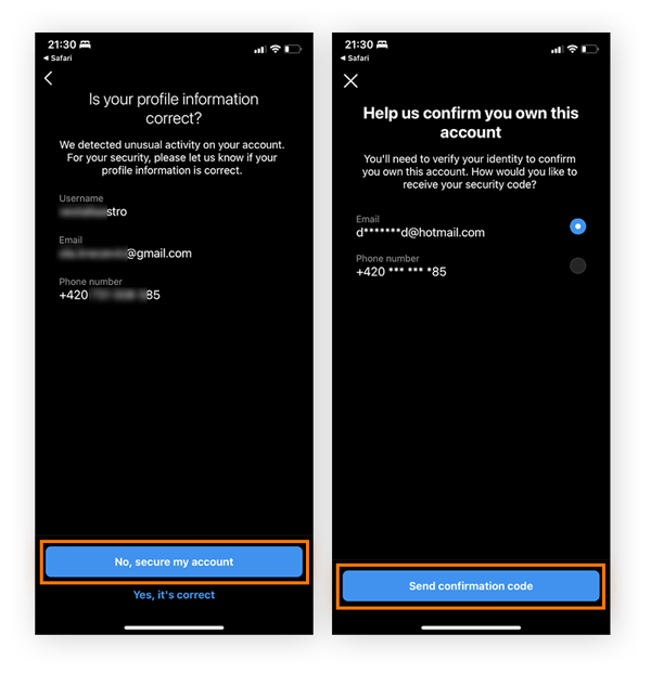 Como proteger sua conta do Instagram após uma atividade incomum.