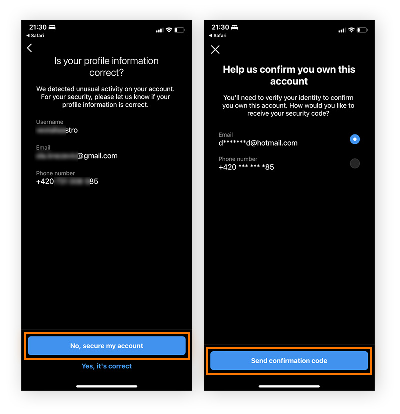 How to secure your Instagram account after unusual activity.