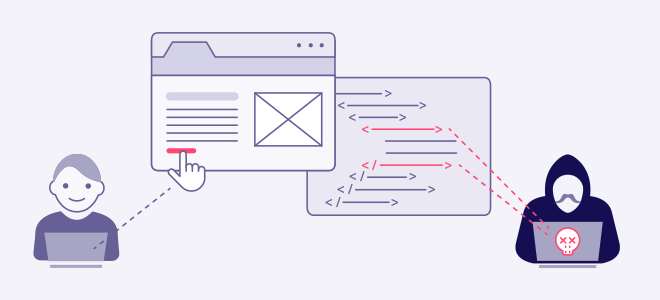 Durch Cross-Site-Scripting-Angriffe können Hacker Schwachstellen im Code einer Website ausnutzen, um bösartige Skripte einzuschleusen, die das Verhalten der Website verändern.