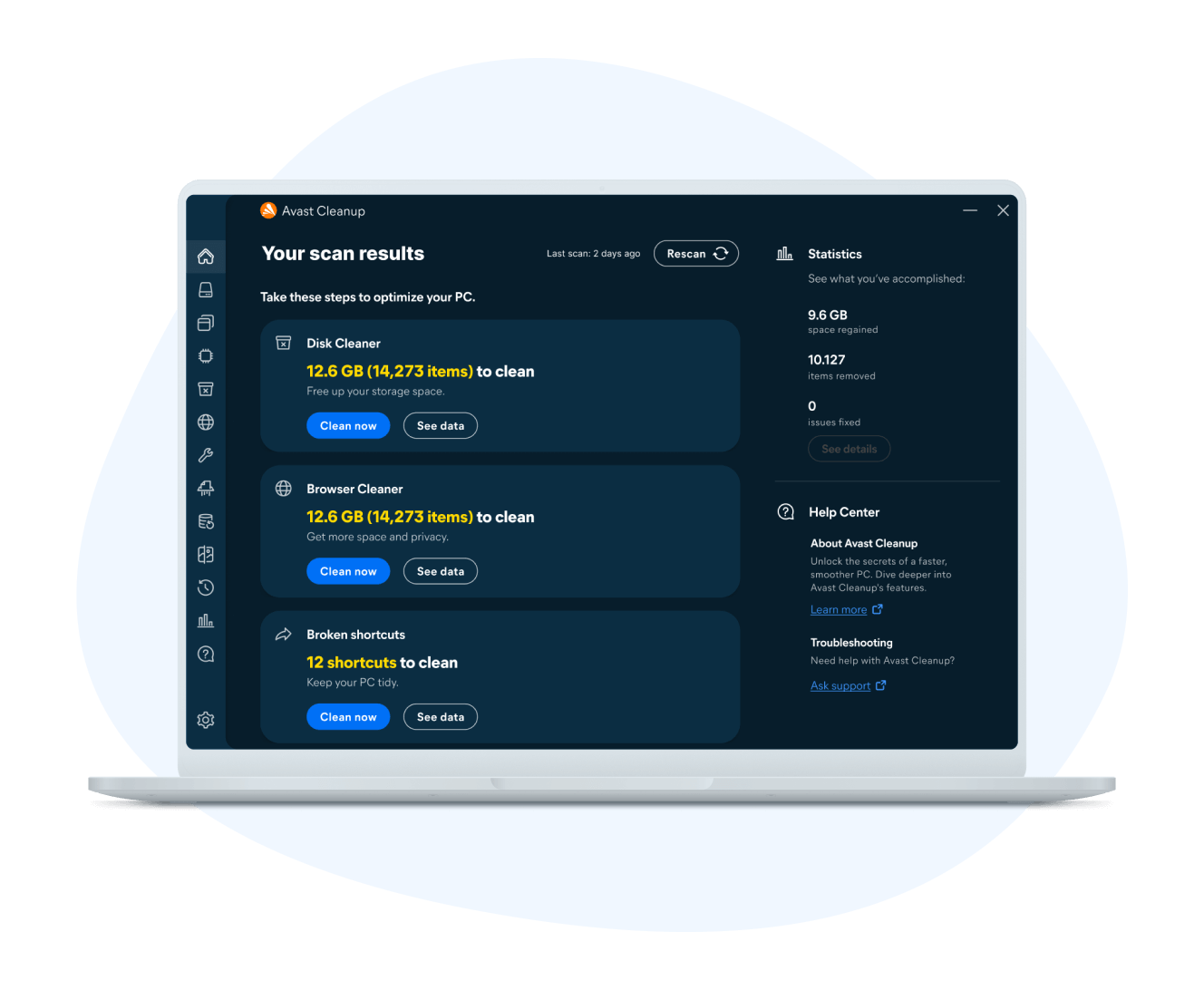 Find and fix disk errors