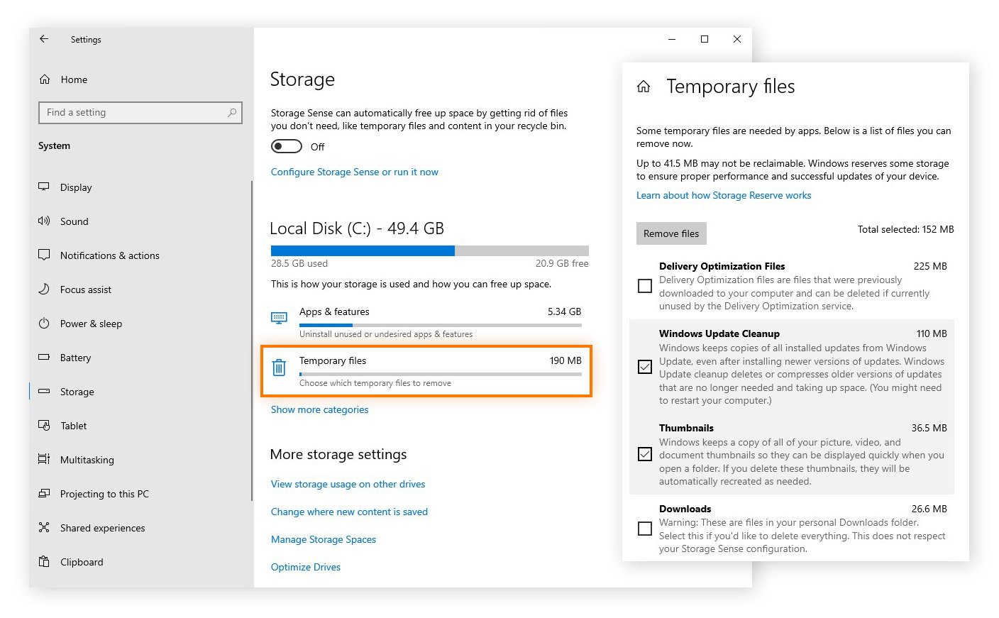 Entfernen eines Keyloggers, der sich in den temporären Dateien von Windows versteckt.