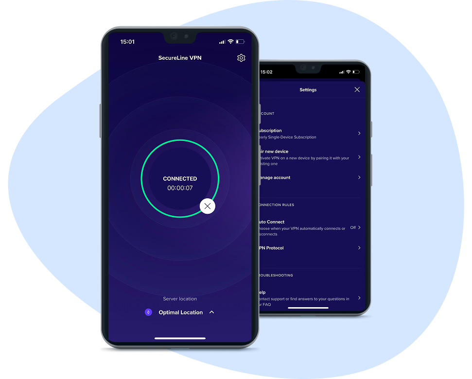 Auto-connect anytime you're online