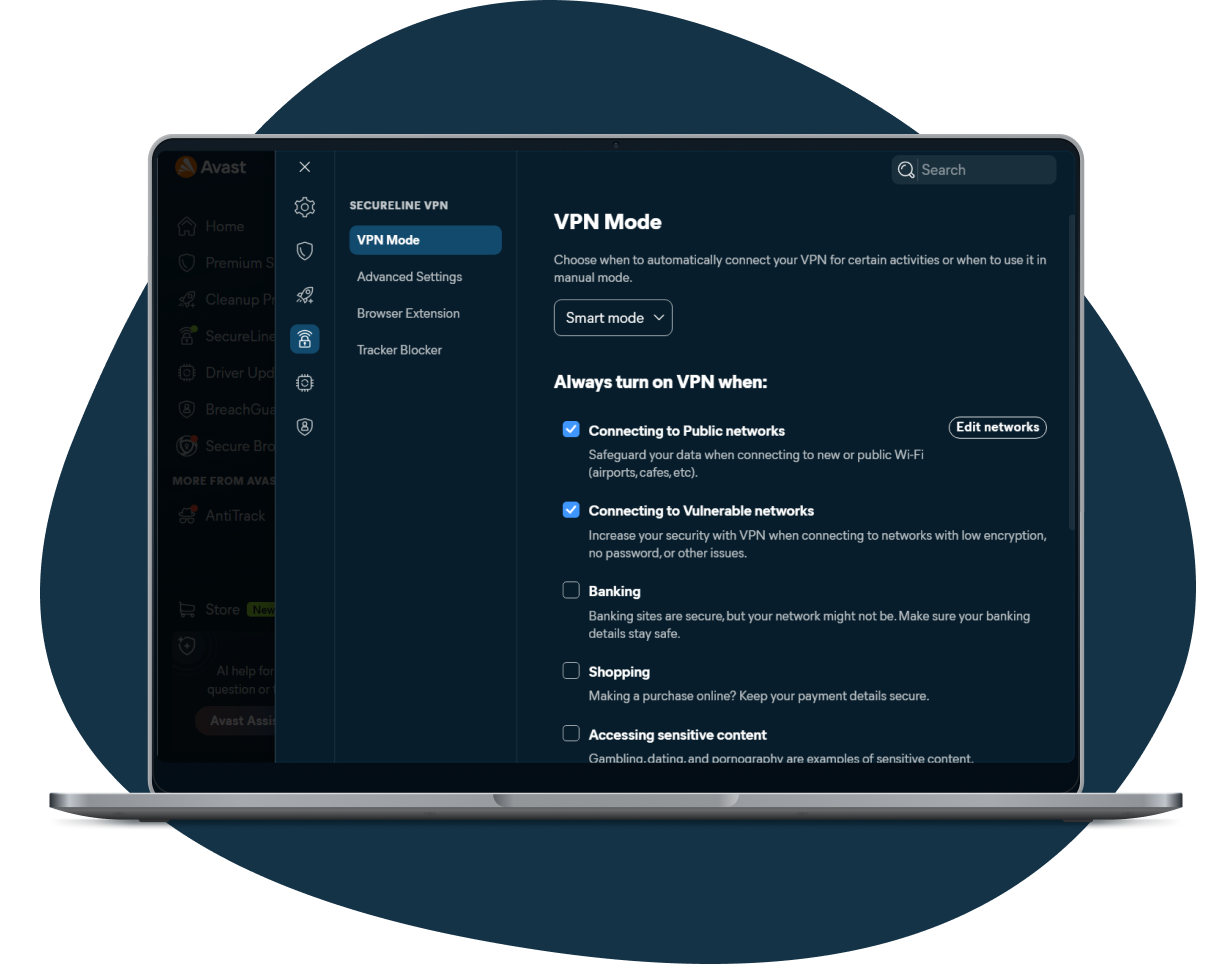 Connect instantly and automatically